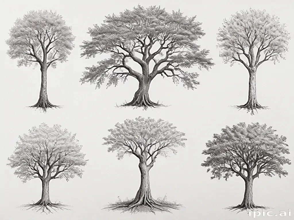 images of trees for drawing
