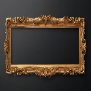 gold frame png transparent