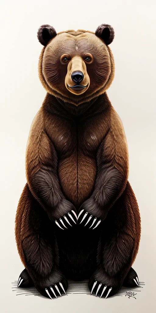 bear pic drawing