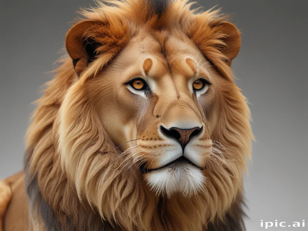 transparent lion