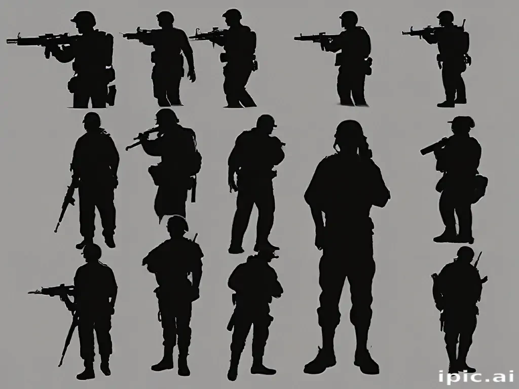 soldier silhouette png