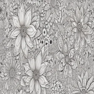 flower doodle art