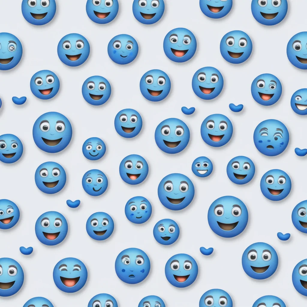 blue emoji