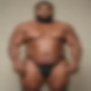 black fat man