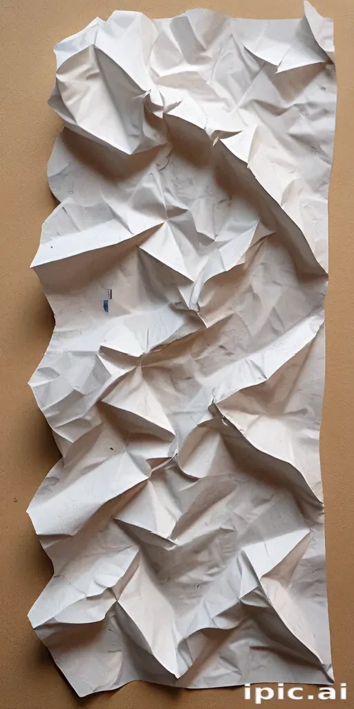 crumpled paper overlay