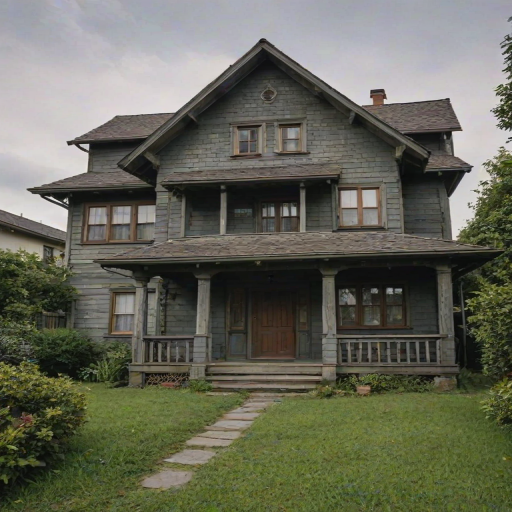 background of the house
