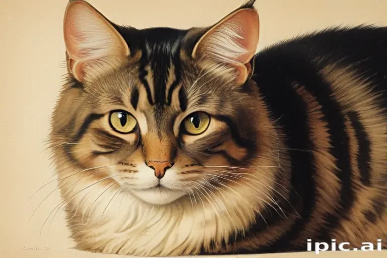 vintage cat illustration