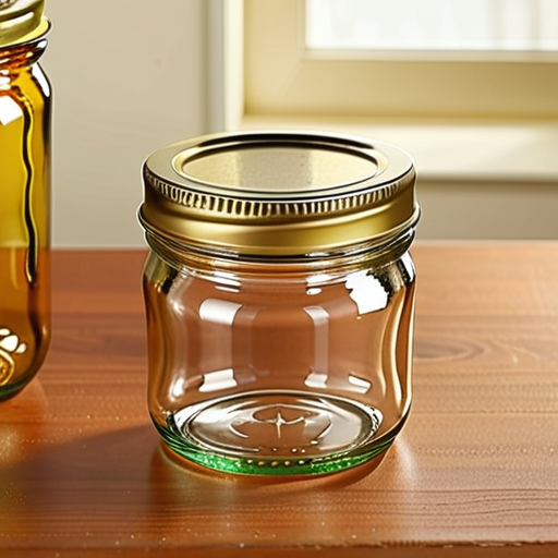 6 oz glass jars with lids