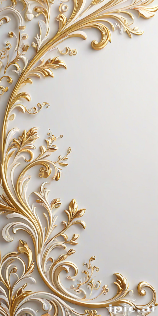 elegant white and gold background
