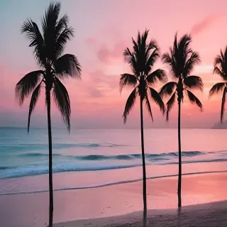 aesthetic backgrounds beach