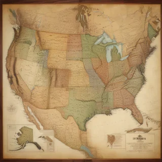 united states of america map