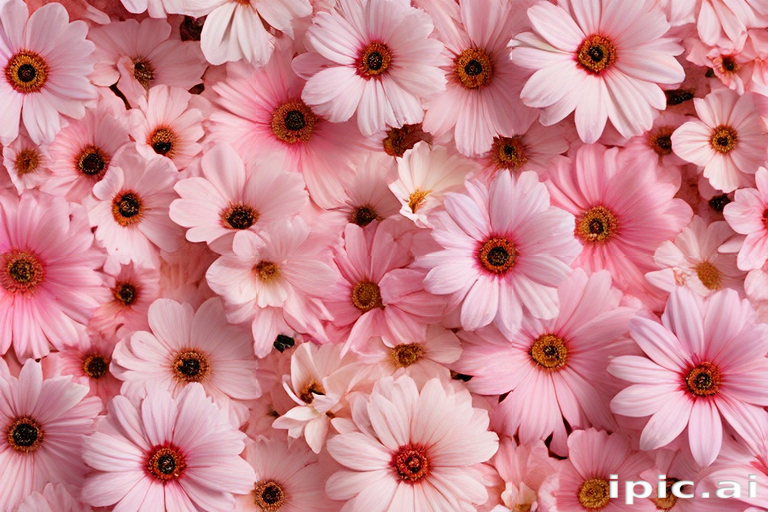 Pink Flowers Array A Beautiful Array of Delicate Pink Flowers in Full Bloom.