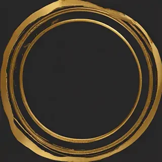 gold circle png
