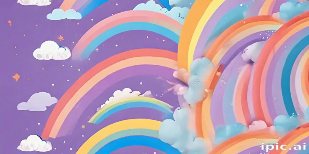 cute rainbow backgrounds