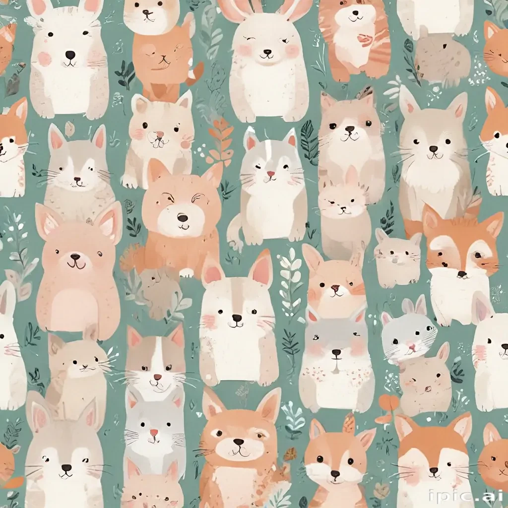 cute animal background
