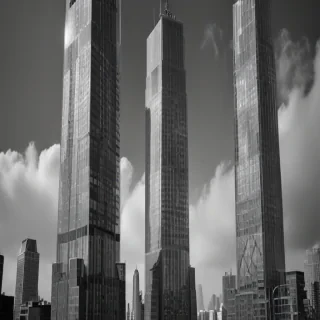 twin towers transparent