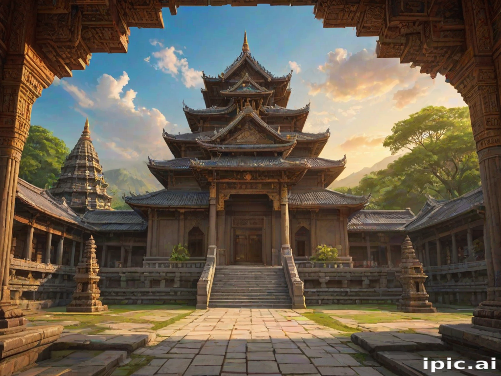 temple background