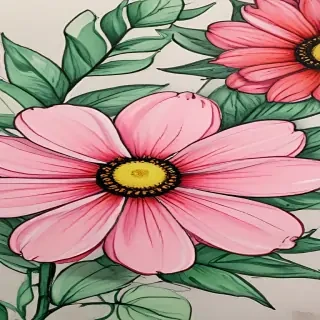 flower pictures to draw