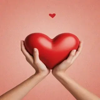 heart hands clipart