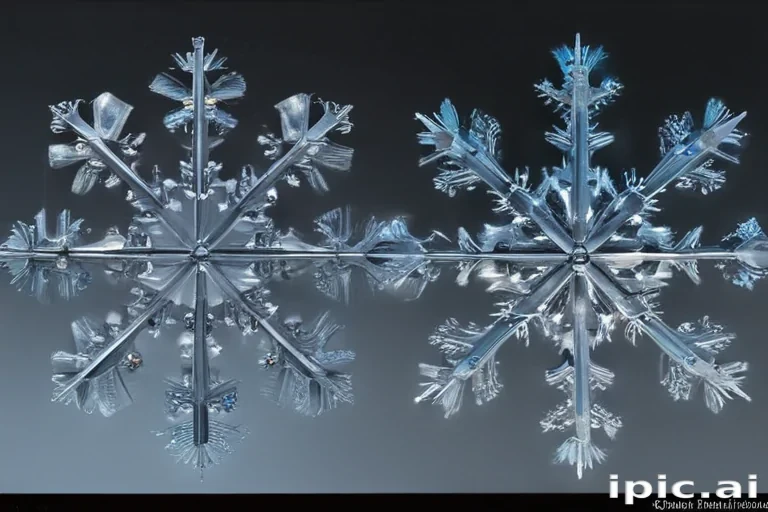 transparent snowflakes