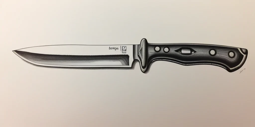 knife drawing