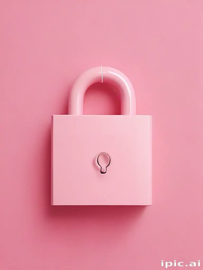 pink lock screen