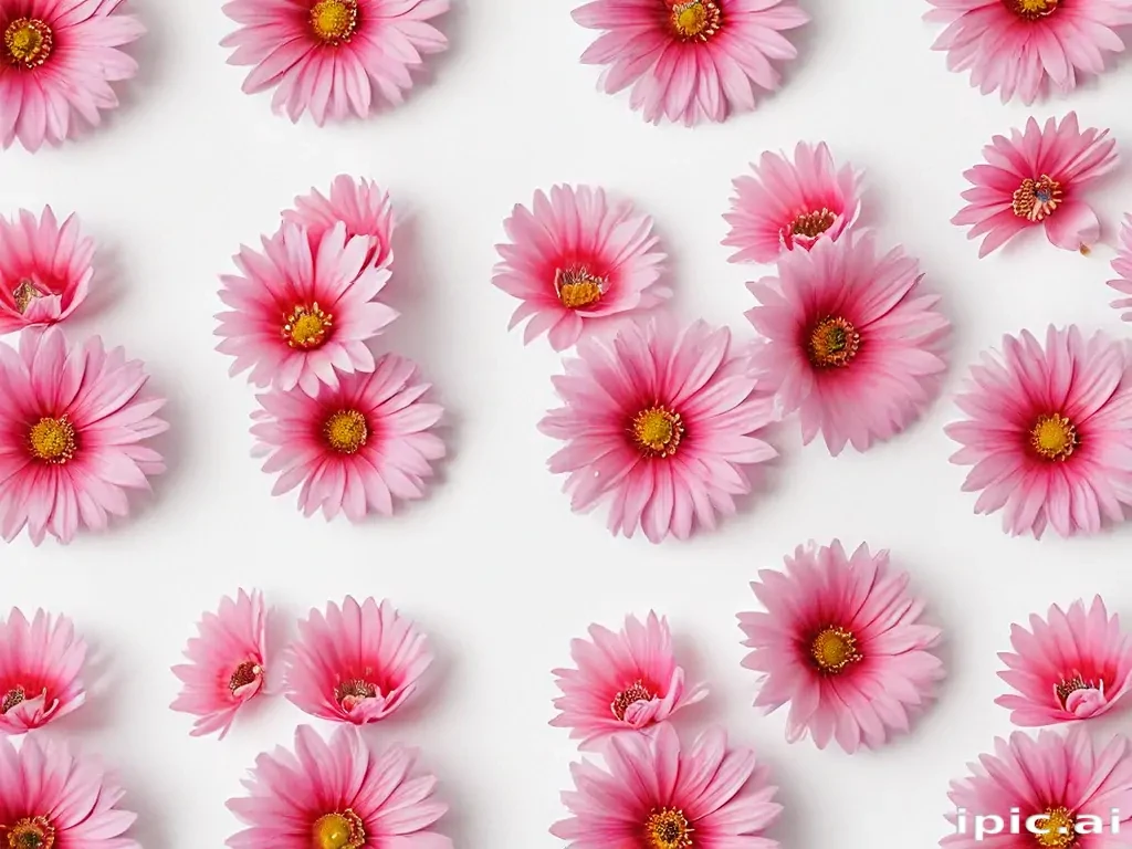 flower on white background