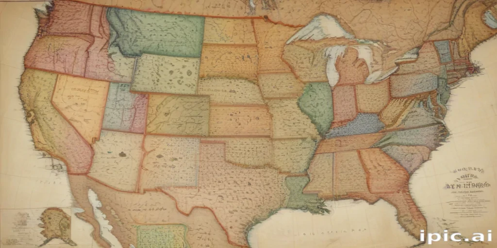 united states of america map