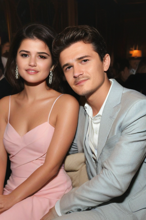 orlando bloom and selena gomez