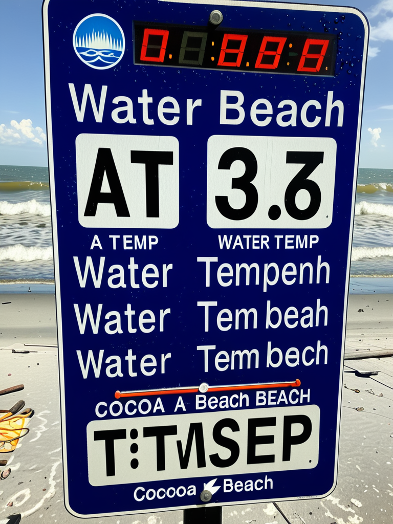 water temp at cocoa beach