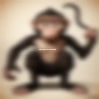 monkey cartoon