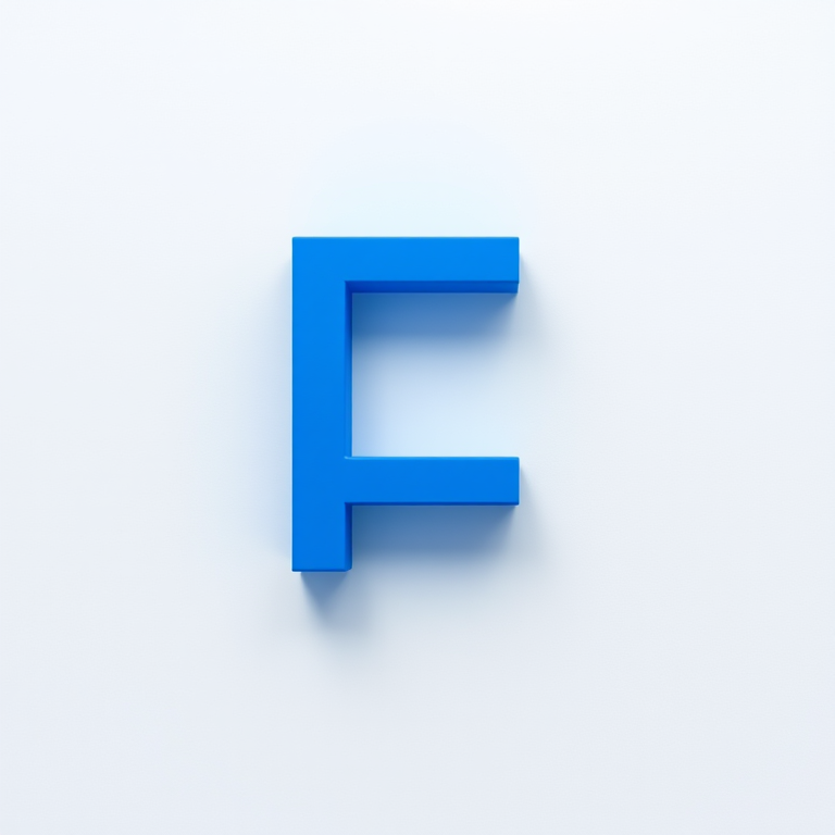 Create a high-resolution digital illustration of a stylized blue paragraph symbol, using soft gradients and shadows, captured with a Canon EOS 5D Mark IV, aperture f/4, ISO 100, 50mm lens, top-down view, fine art photography style.