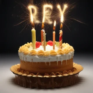 happy birthday transparent background
