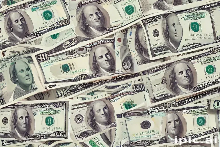 money with transparent background