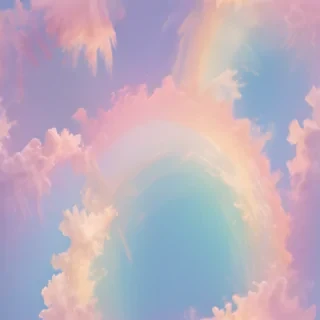 pastel rainbow bg