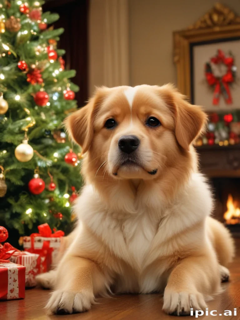 christmas dog backgrounds