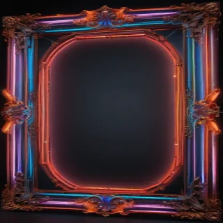 neon frame