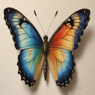 butterflies sketches