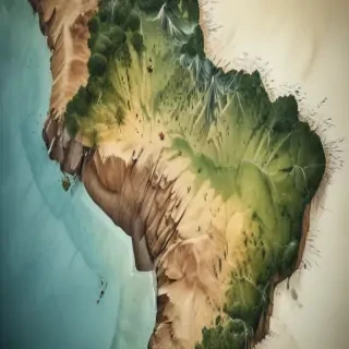 map of brazil