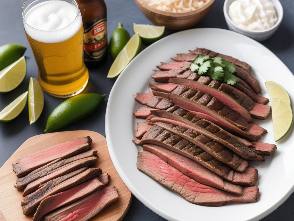 marinate carne asada with beer