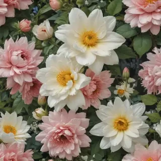 flower line work