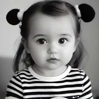 cute black and white