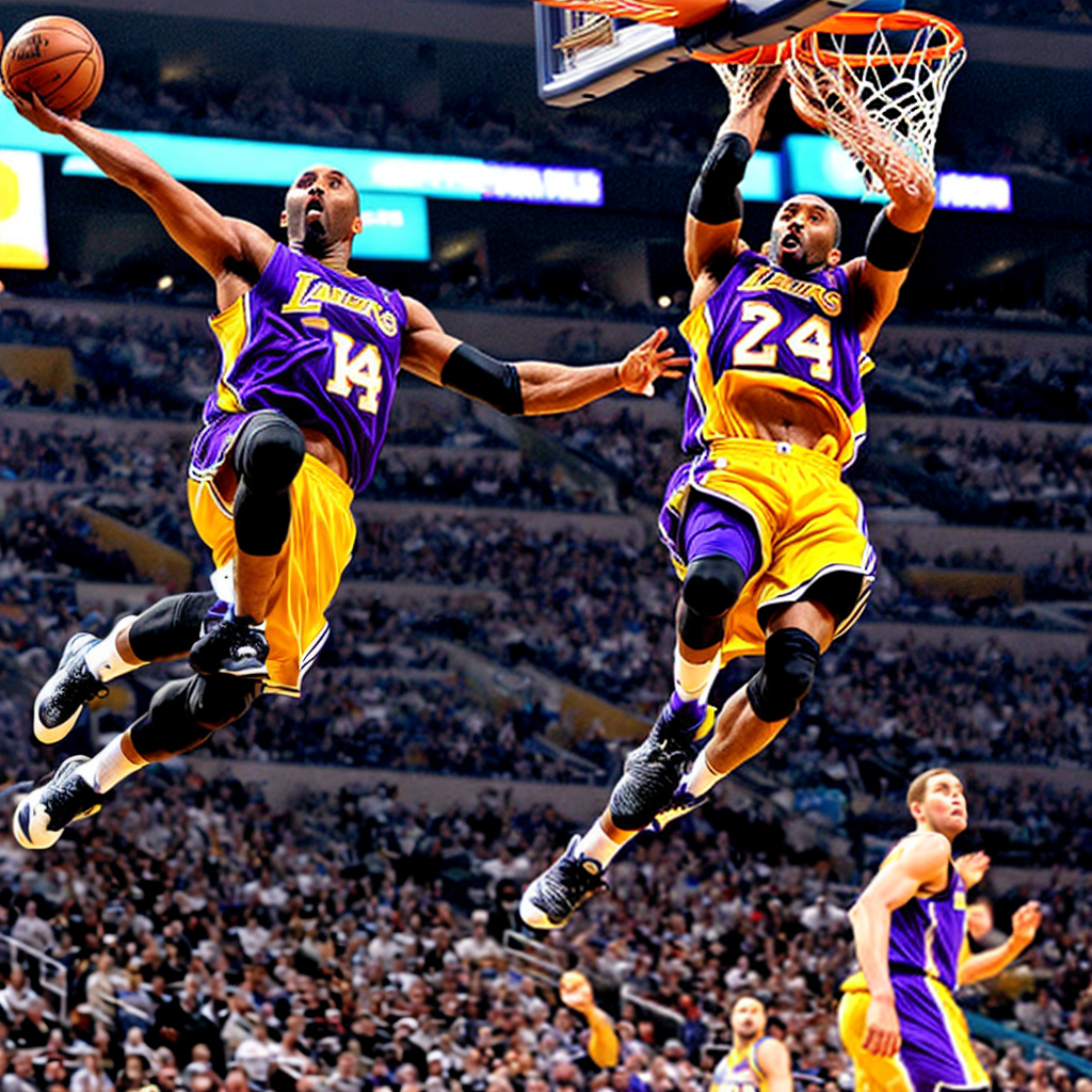 Free Ai Image Generator I want an image of Kobe Bryant doing a dunk ...