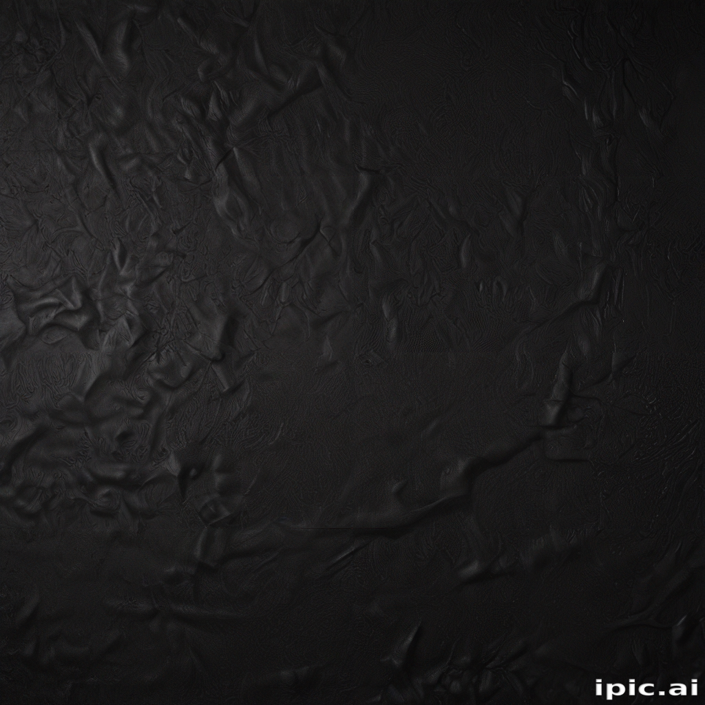 Textured Black Surface with Subtle Depth and Shadows Creating Interest