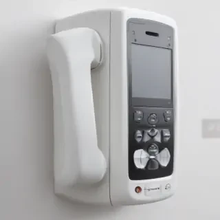 icon phone white