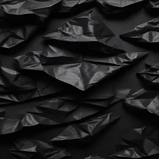 crumpled black paper