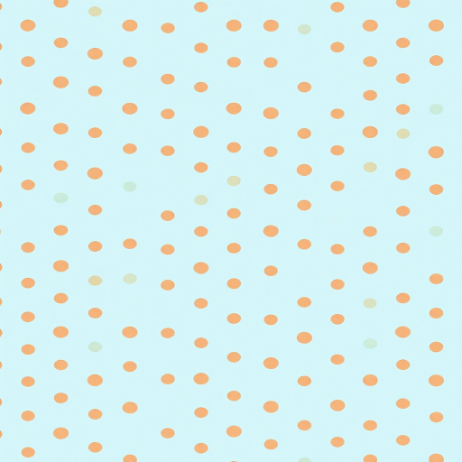 Create a seamless polka dot pattern with small brown dots on a light blue background, using a DSLR camera with an aperture of f/8, ISO 100, focal length of 50mm, in natural light for enhanced clarity.