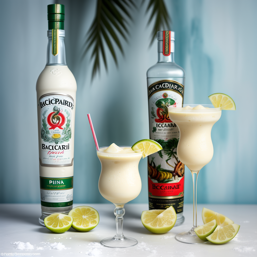 bacardi frozen pina colada mix