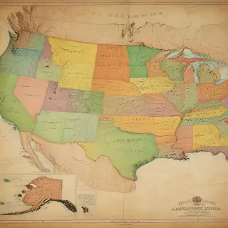 map of united states of america