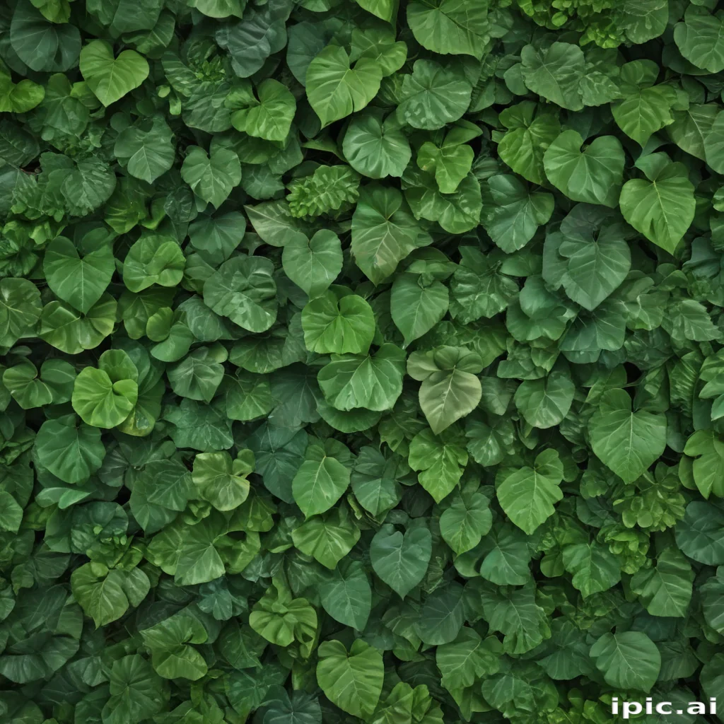 green leaves background